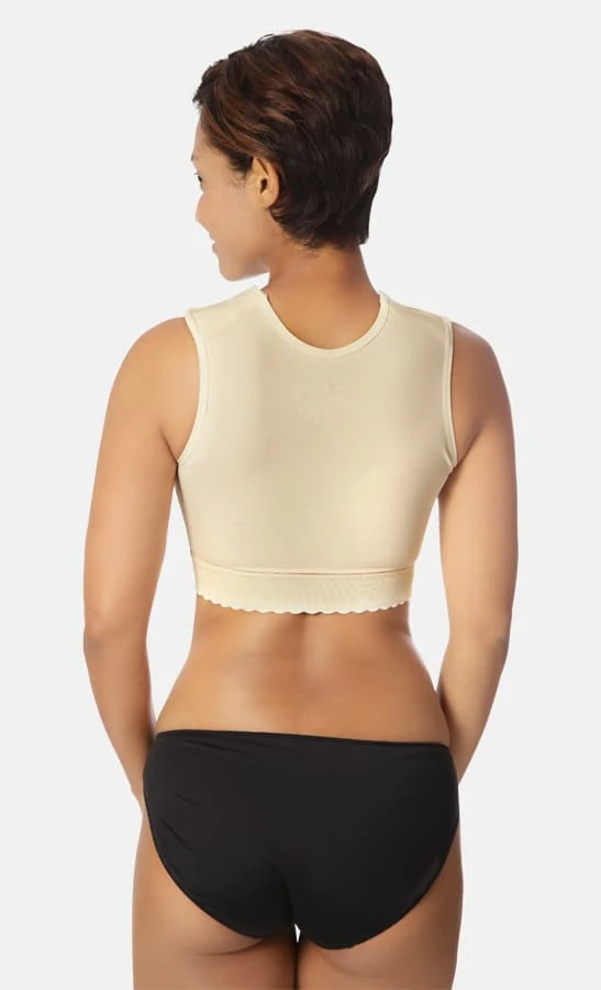 Gilet con zip per liposuzione spalle e mastoplastica FVNSZ Gilet Con Zip Per Liposuzione Spalle E Mastoplastica FVNSZ -Farmacia Estetica Porta Pia 2 13