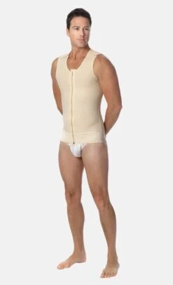 Canotta Per Liposuzione Uomo Con Zip MV