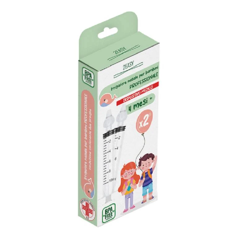 2Easy Irrigatore per Lavaggi Nasali Bambini – 2 pezzi 2Easy Irrigatore Per Lavaggi Nasali Bambini – 2 Pezzi -Farmacia Estetica Porta Pia 2Easy Irrigatori per Lavaggi Nasali Bambini