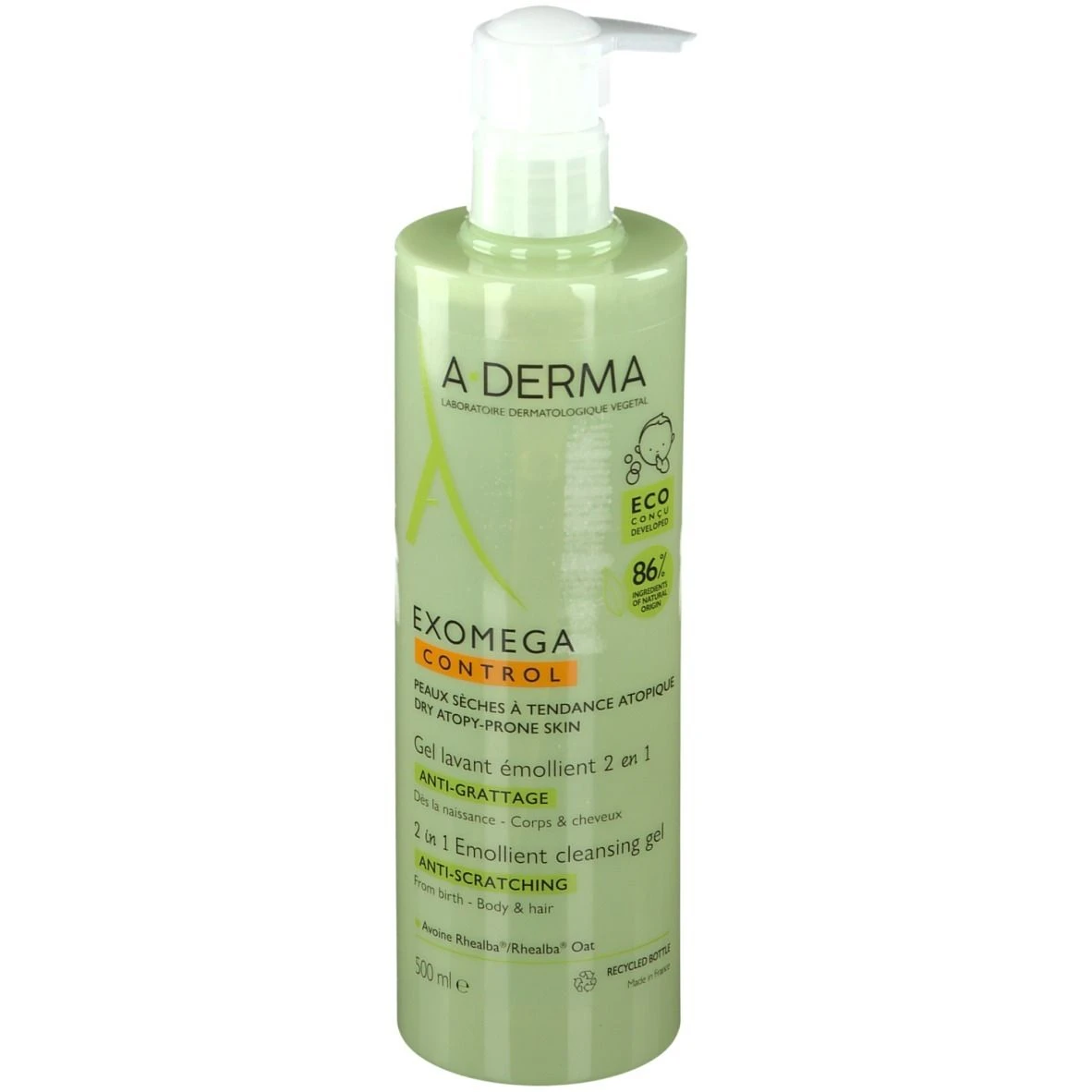 A-derma Exomega Control Gel Detergente Emolliente 2 in 1 – 500ml A Derma A-derma Exomega Control Gel Detergente Emolliente 2 In 1 – 500ml -Farmacia Estetica Porta Pia A derma Exomega Control Gel Detergente Emolliente 2 in 1 500ml