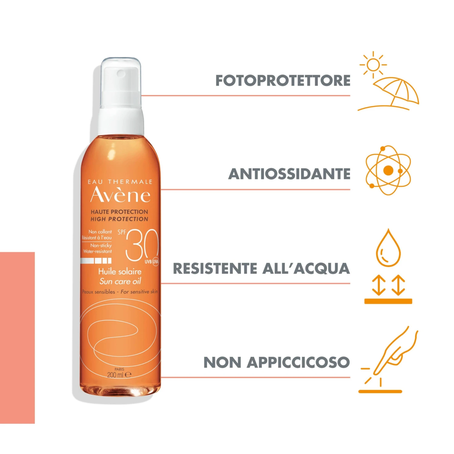 Avène Solaire Olio Solare SPF30 – 200ml Avène Solaire Olio Solare SPF30 – 200ml -Farmacia Estetica Porta Pia Avene Solaire Olio Solare SPF30 200ml 1 scaled 1