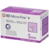 BD Micro-Fine Aghi Per Penna 0,25mm (31G) X 5mm – 100 Pezzi 2 BD Micro-Fine Aghi Per Penna 0,25mm (31G) X 5mm – 100 Pezzi -Farmacia Estetica Porta Pia BD Micro Fine Aghi per Penna 025mm 31G x 5mm 100 pezzi