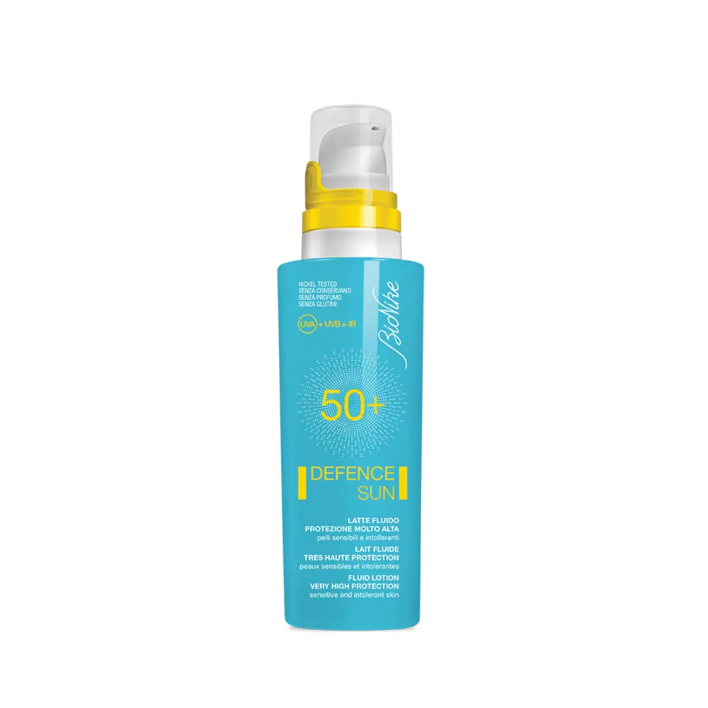 Bionike – Defence Sun – Latte Fluido SPF50+ – 200ml PROMOZIONE 1+1 Bionike – Defence Sun – Latte Fluido SPF50+ – 200ml PROMOZIONE 1+1 -Farmacia Estetica Porta Pia Bionike Defence Sun Latte Fluido SPF 50 Protezione Molto Alta 200ml OFFERTA 11