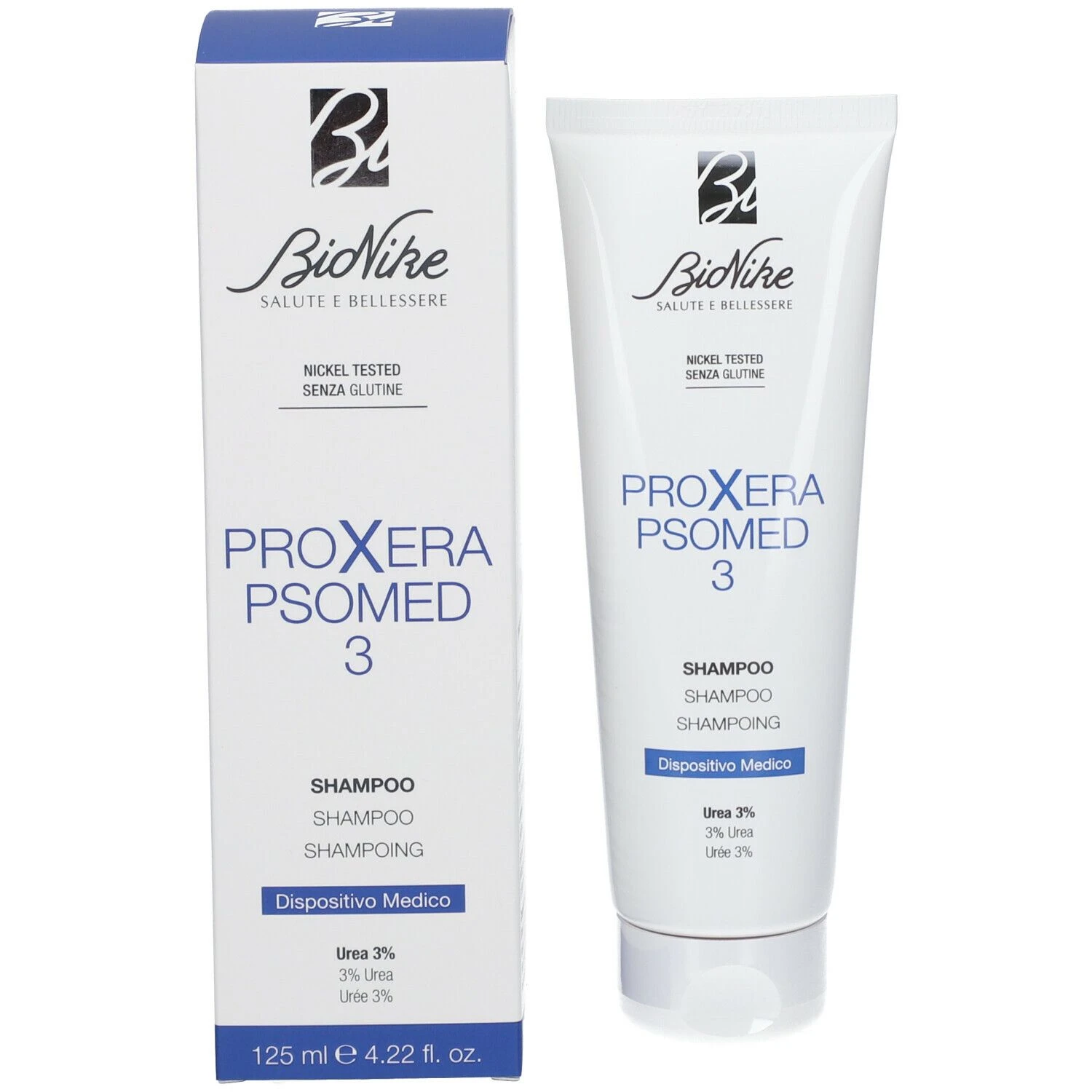 Bionike Proxera Psomed 3 Shampoo – 125ml ES Bionike Proxera Psomed 3 Shampoo – 125ml ES -Farmacia Estetica Porta Pia Bionike Proxera Psomed 3 Shampoo 125ml