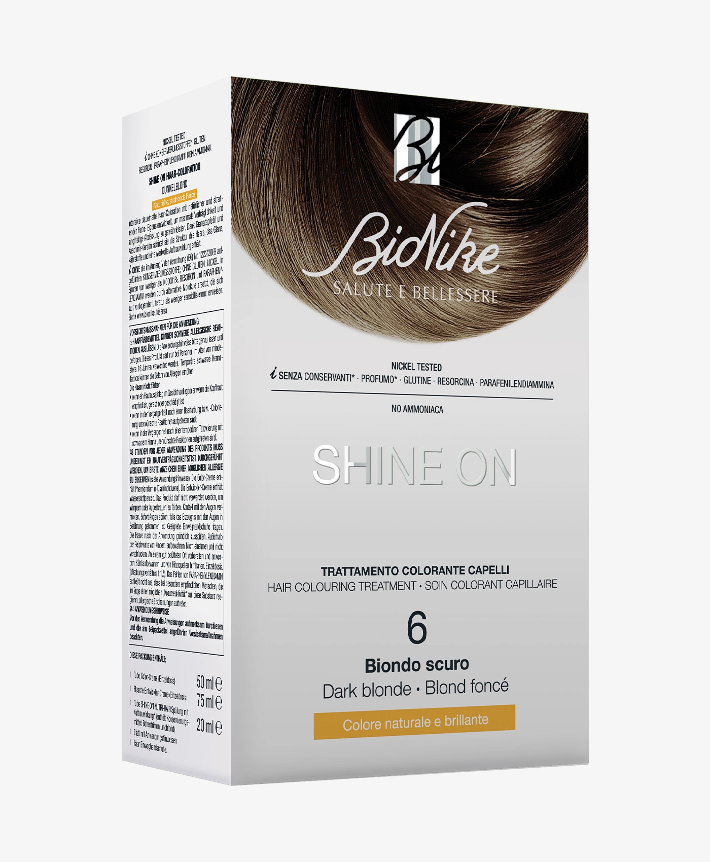 Bionike Shine On – 6 Biondo Scuro Bionike Shine On – 6 Biondo Scuro -Farmacia Estetica Porta Pia Bionike Shine On 6 Biondo Scuro