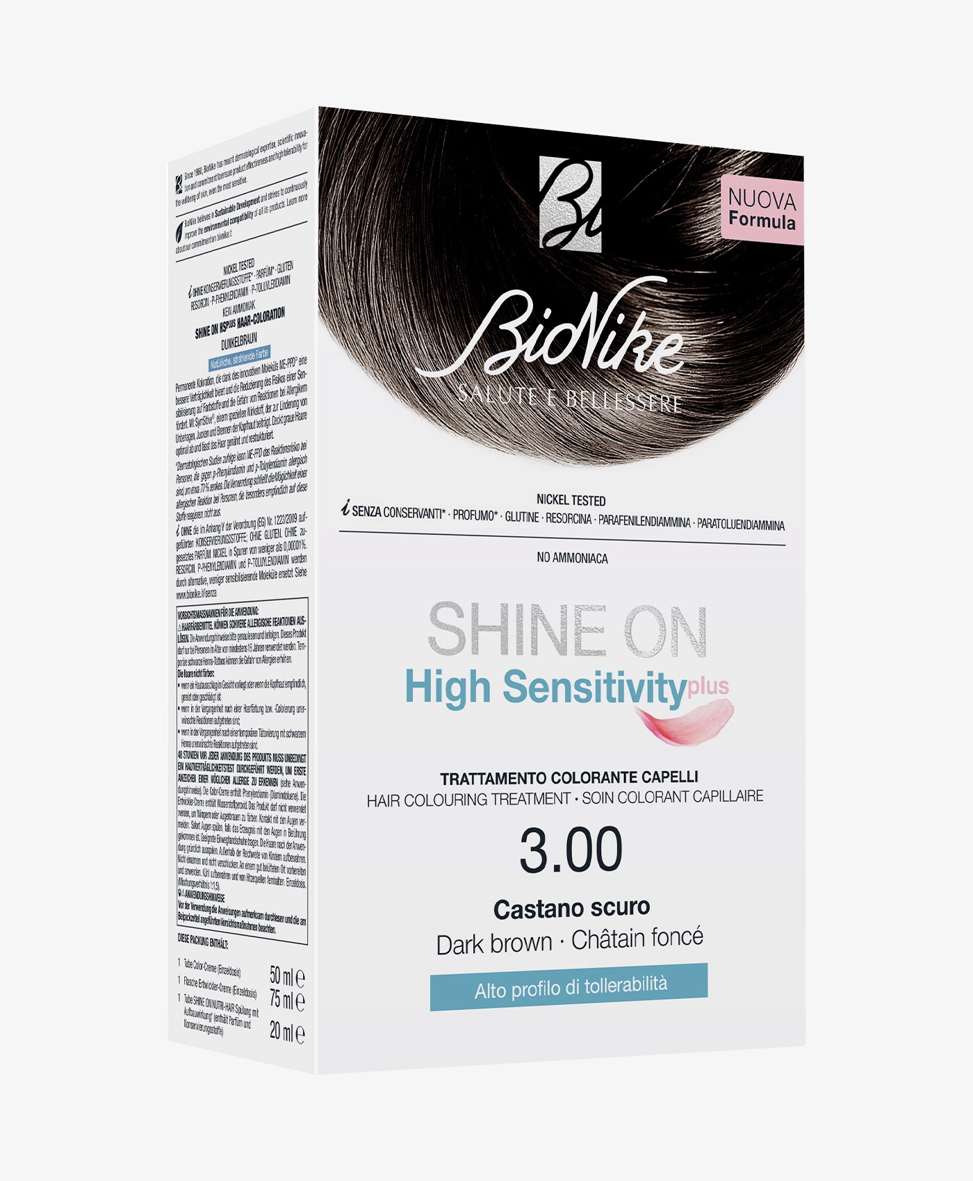 Bionike Shine On High Sensitivity Plus – 3.00 Castano Scuro Bionike Shine On High Sensitivity Plus – 3.00 Castano Scuro -Farmacia Estetica Porta Pia Bionike Shine On High Sensitivity Plus 3.00 Castano Scuro