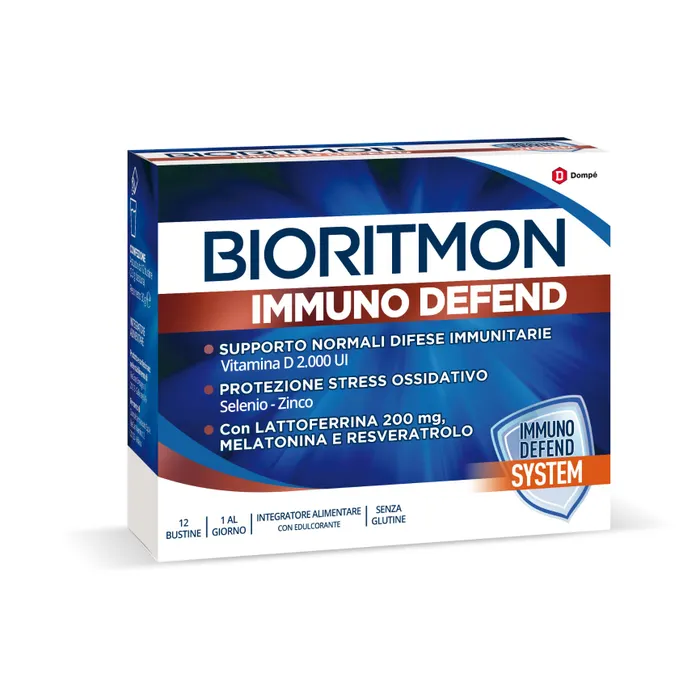 Bioritmon Immuno Defend Integratore – 12 bustine Bioritmon Immuno Defend Integratore – 12 Bustine -Farmacia Estetica Porta Pia Bioritmon Immuno Defend 12 bustine