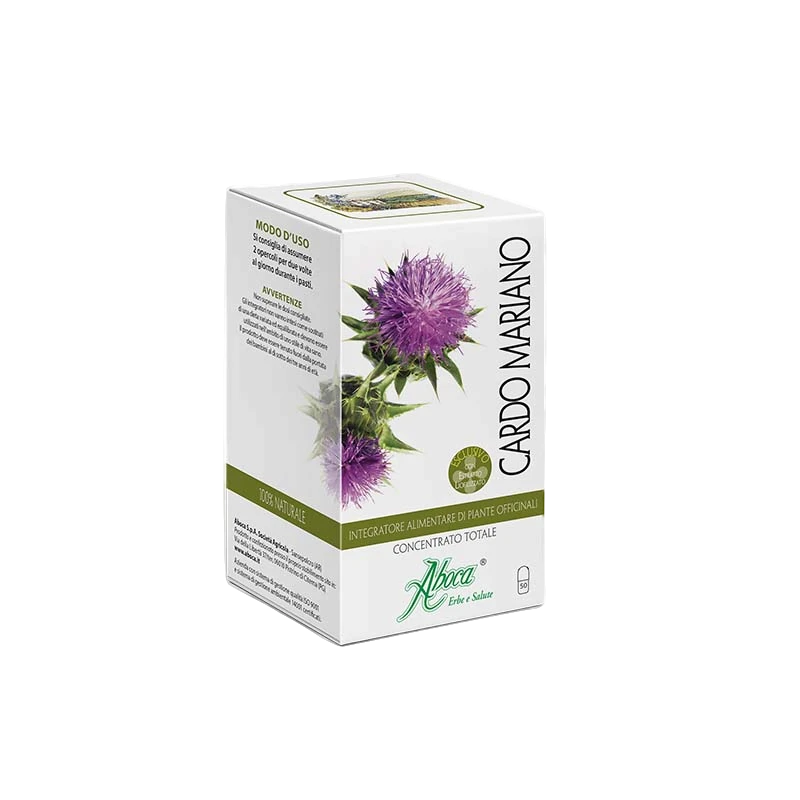 Aboca Cardo Mariano Concentrato Totale – 50 Opercoli Aboca Cardo Mariano Concentrato Totale – 50 Opercoli -Farmacia Estetica Porta Pia Cardo Mariano Concentrato Totale Integratore Alimentare 50 Opercoli