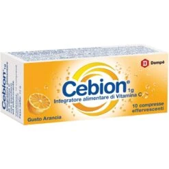 Cebion 1g Gusto Arancia Integratore – 10 Compresse Effervescenti