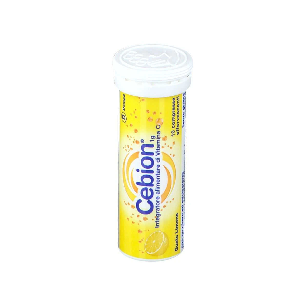 Cebion 1g Gusto Limone – 10 compresse effervescenti Cebion 1g Gusto Limone – 10 Compresse Effervescenti -Farmacia Estetica Porta Pia Cebion 1g Gusto Limone 10 compresse effervescenti