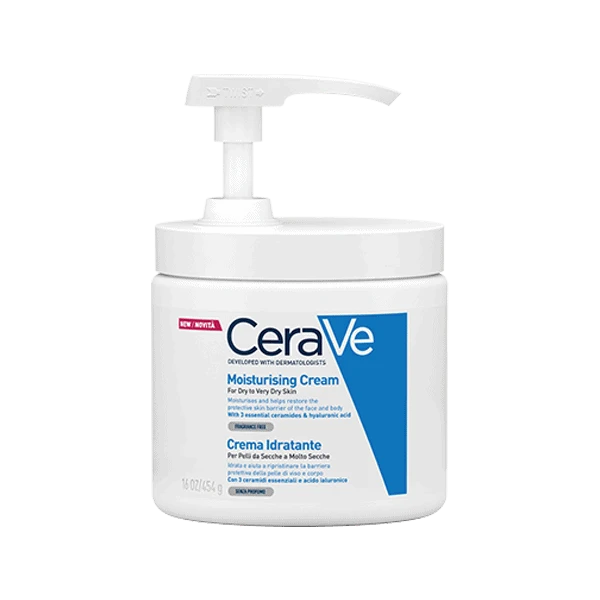 Cerave Crema Corpo Idratante Pelle Molto Secca con Dispenser – 454g Cerave Crema Corpo Idratante Pelle Molto Secca Con Dispenser – 454g -Farmacia Estetica Porta Pia Cerave Crema Corpo Idratante Pelle Molto Secca con Dispenser 454g