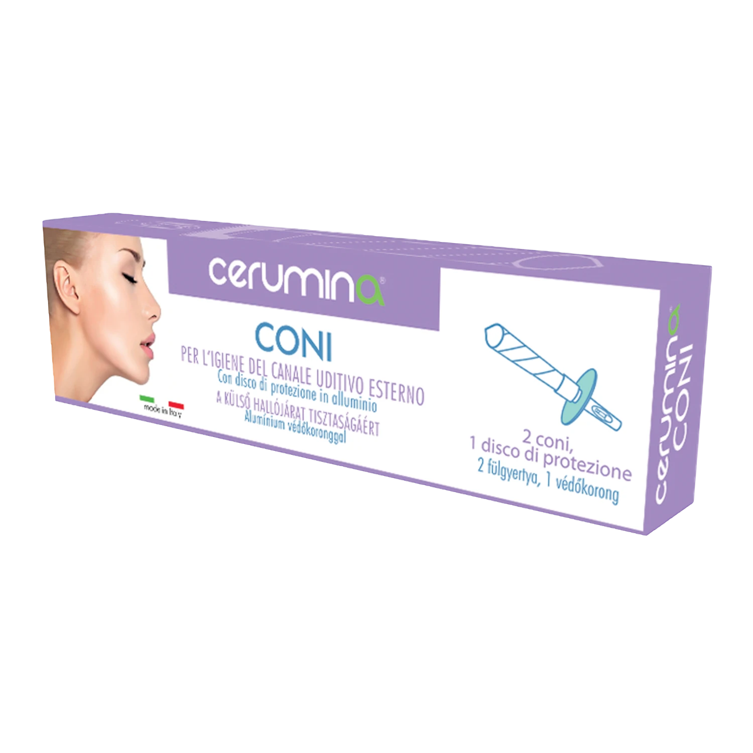 Cerumina Coni Orecchie – 2 pezzi Cerumina Coni Orecchie – 2 Pezzi -Farmacia Estetica Porta Pia Cerumina Coni Orecchie 2pz