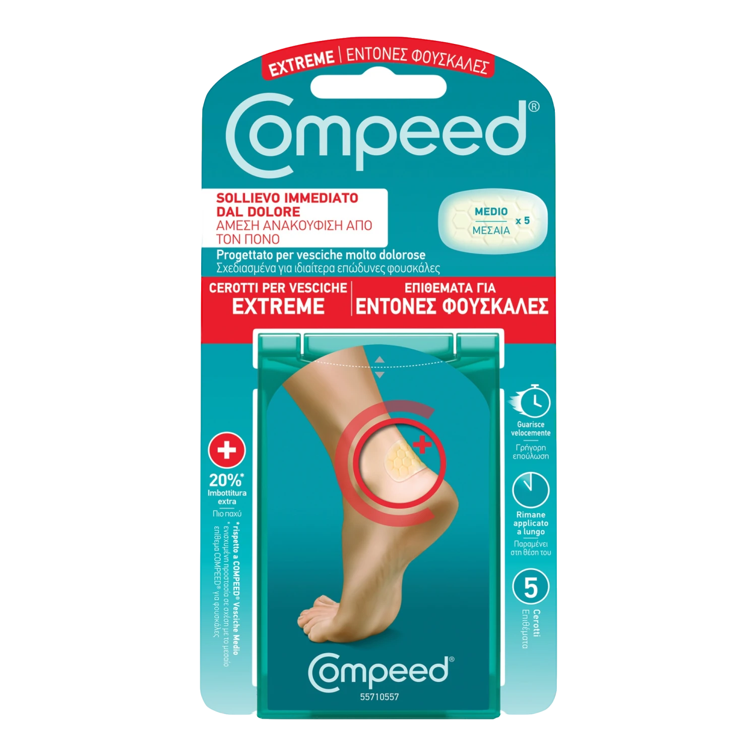 Compeed Cerotti per Vesciche Extreme – 5 Pezzi Compeed Cerotti Per Vesciche Extreme – 5 Pezzi -Farmacia Estetica Porta Pia Compeed Cerotti Vesciche Extreme 5 Pezzi
