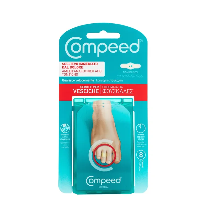 Compeed Cerotti per Vesciche Dita dei Piedi – 8 cerotti Compeed Cerotti Per Vesciche Dita Dei Piedi – 8 Cerotti -Farmacia Estetica Porta Pia Compeed Cerotti per Vesciche Dita dei Piedi 8 cerotti