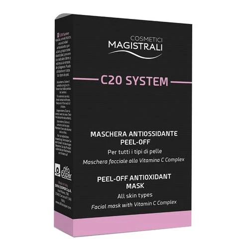 Cosmetici magistrali C20 System Maschera Viso Peel-Off – 5 sachet da 6ml Cosmetici Magistrali C20 System Maschera Viso Peel-Off – 5 Sachet Da 6ml -Farmacia Estetica Porta Pia Cosmetici magistrali C20 System Maschera Viso Peel Off Antiossidante