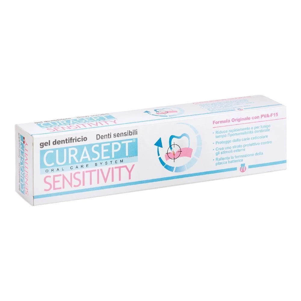 Curasept Sensitivity Gel Dentifricio – 75ml Curasept Sensitivity Gel Dentifricio – 75ml -Farmacia Estetica Porta Pia Curasept Sensitivity Gel Dentifricio 75ml