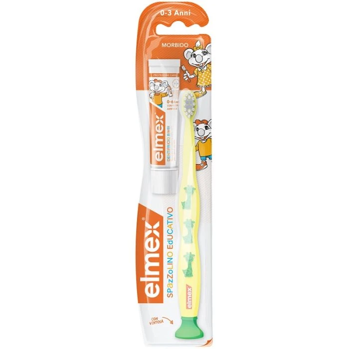 Elmex Spazzolino Educativo 0-3 anni Morbido – 1 spazzolino Elmex Spazzolino Educativo 0-3 Anni Morbido – 1 Spazzolino -Farmacia Estetica Porta Pia ELMEX Spazzolino Educativo 0 3 anni Morbido