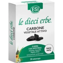 ESI Le Dieci Erbe Carbone Vegetale Attivo – 30 Naturcaps