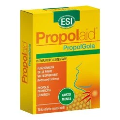 ESI Propolaid PropolGola Gusto Menta Integratore – 30 Tavolette Masticabili