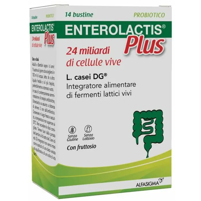 Enterolactis Plus 24 Miliardi di Cellule Vive – 14 bustine Enterolactis Plus 24 Miliardi Di Cellule Vive – 14 Bustine -Farmacia Estetica Porta Pia Enterolactis Plus 24 Miliardi di Cellule Vive 14 bustine