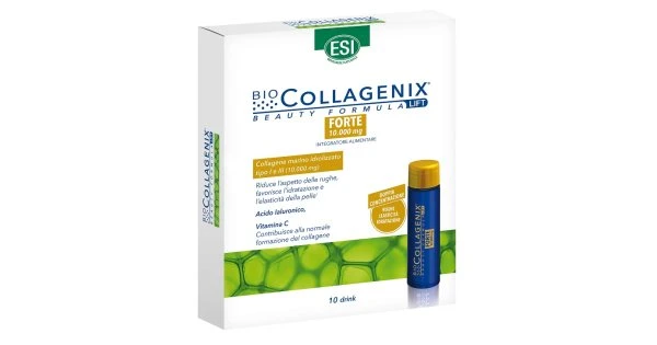 Esi Biocollagenix Forte – 10 Flaconcini Esi Biocollagenix Forte – 10 Flaconcini -Farmacia Estetica Porta Pia Esi Biocollagenix Forte Integratore di Collagene Anti Invecchiamento 10 Flaconcini