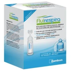 Fluirespira Soluzione Fisiologica Sterile – 30 Flaconcini Monodose Da 5ml
