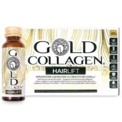 Gold Collagen Hairlift – Integratore Per La Crescita Dei Capelli – 10 Flaconi