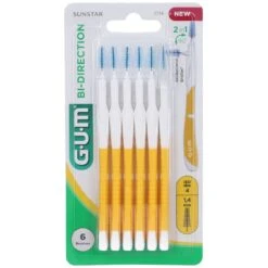 GUM® Gum Bi-Direction ISO 4 1,4mm Giallo – 6 Pezzi