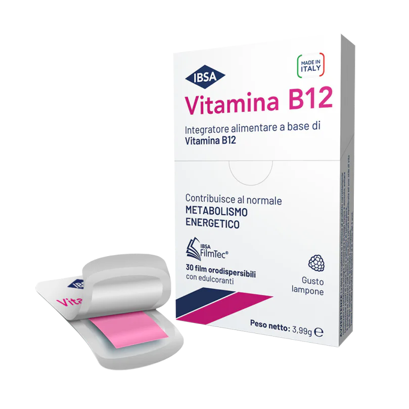 IBSA Vitamina B12 Integratore – 30 film orodispensabili IBSA Vitamina B12 Integratore – 30 Film Orodispensabili -Farmacia Estetica Porta Pia IBSA Vitamina B12 Integratore 30 film orodispensabili