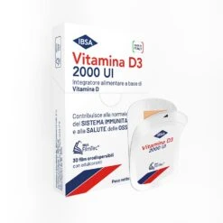 IBSA Vitamina D3 2000 UI Integratore – 30 Film Orodispendabili