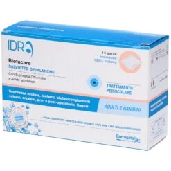 Idra Blefacare Salviette Oftalmiche – 14 Garze Monouso