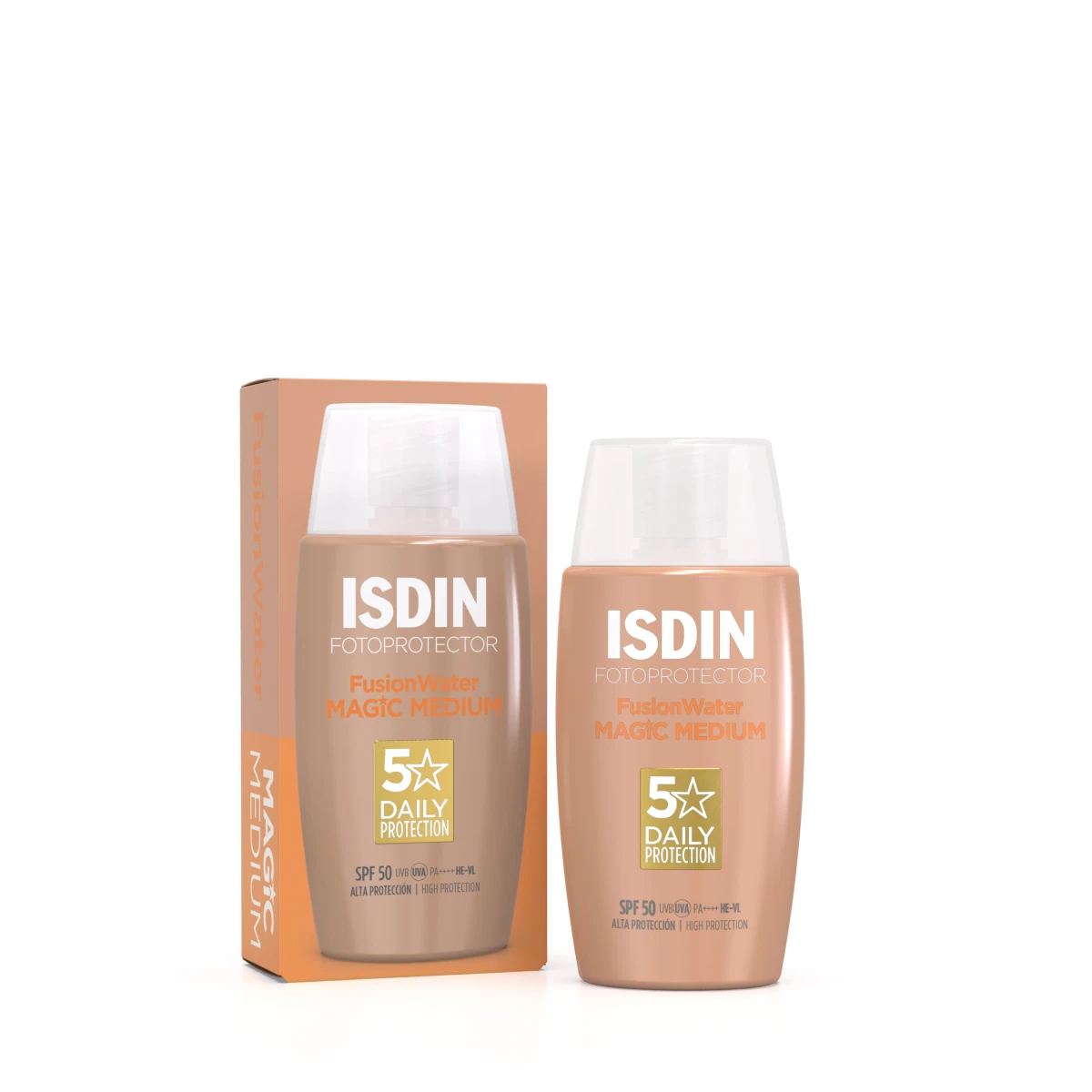 Isdin Fotoprotector FusionWater Magic Medium SPF50 – 50ml Isdin Fotoprotector FusionWater Magic Medium SPF50 – 50ml -Farmacia Estetica Porta Pia Isdin Fotoprotector Fusion Water MAGIC Medium SPF50 50ml