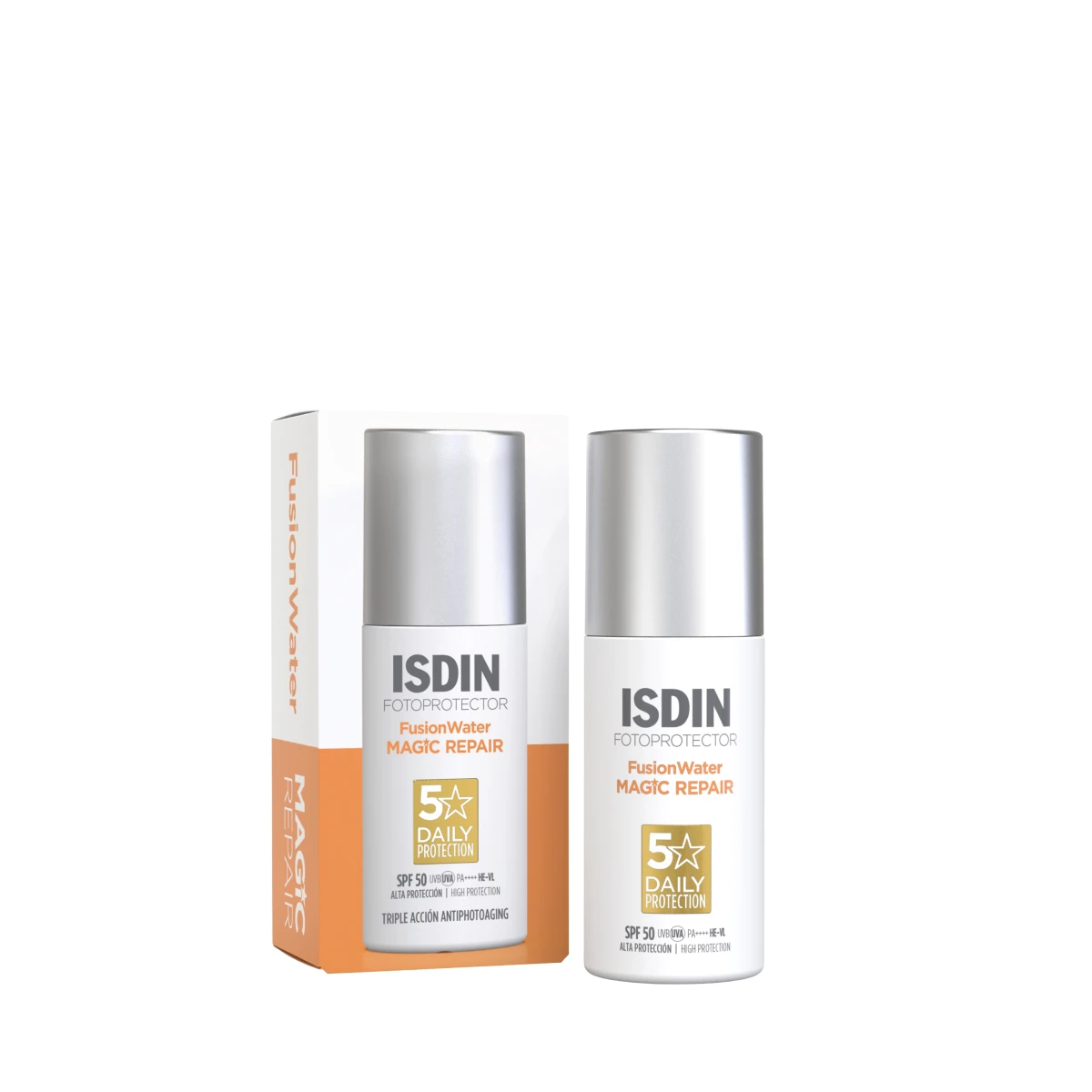 Isdin Fotoprotector FusionWater Magic Repair SPF50 – 50ml Isdin Fotoprotector FusionWater Magic Repair SPF50 – 50ml -Farmacia Estetica Porta Pia Isdin Fotoprotector FusionWater Magic Repair SPF50 50ml