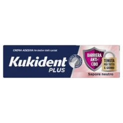 Kukident Plus Barriera Anti-Cibo Crema Adesiva – 40g