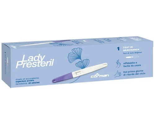 Lady Presteril – 1 test di gravidanza Lady Presteril – 1 Test Di Gravidanza -Farmacia Estetica Porta Pia LADY PRESTERIL 1 test di gravidanza