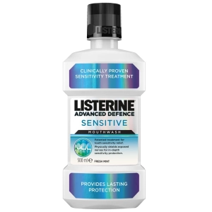 Listerine Advance Defence Sensitive – 500ml Listerine Advance Defence Sensitive – 500ml -Farmacia Estetica Porta Pia LISTERINE Advance Defence Sensitive 500ml