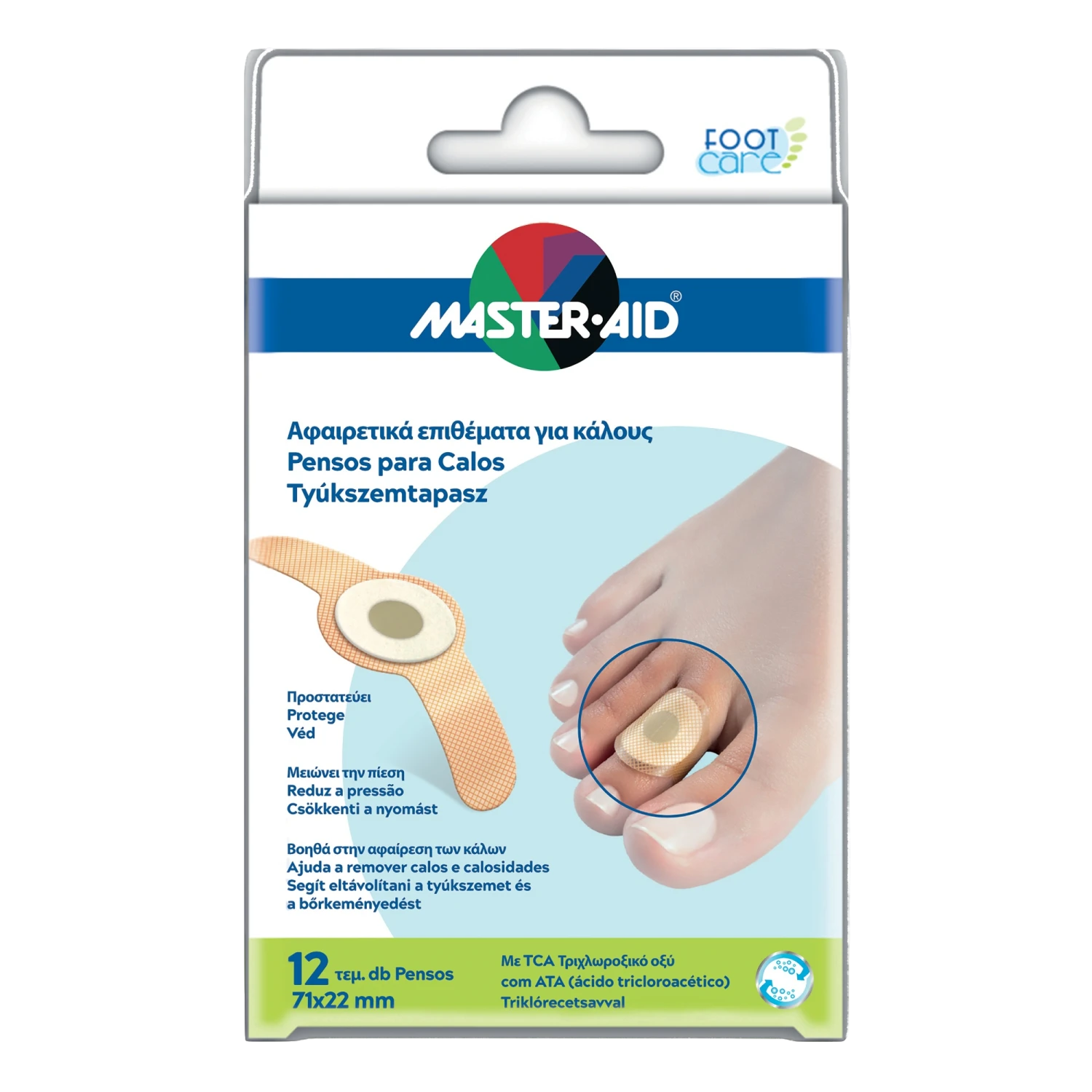 Master-Aid Footcare Cerotto Callifugo in Polietilene B2 – 12 pezzi Master-Aid Footcare Cerotto Callifugo In Polietilene B2 – 12 Pezzi -Farmacia Estetica Porta Pia Master Aid Footcare Cerotto Callifugo in Polietilene B2 12pz