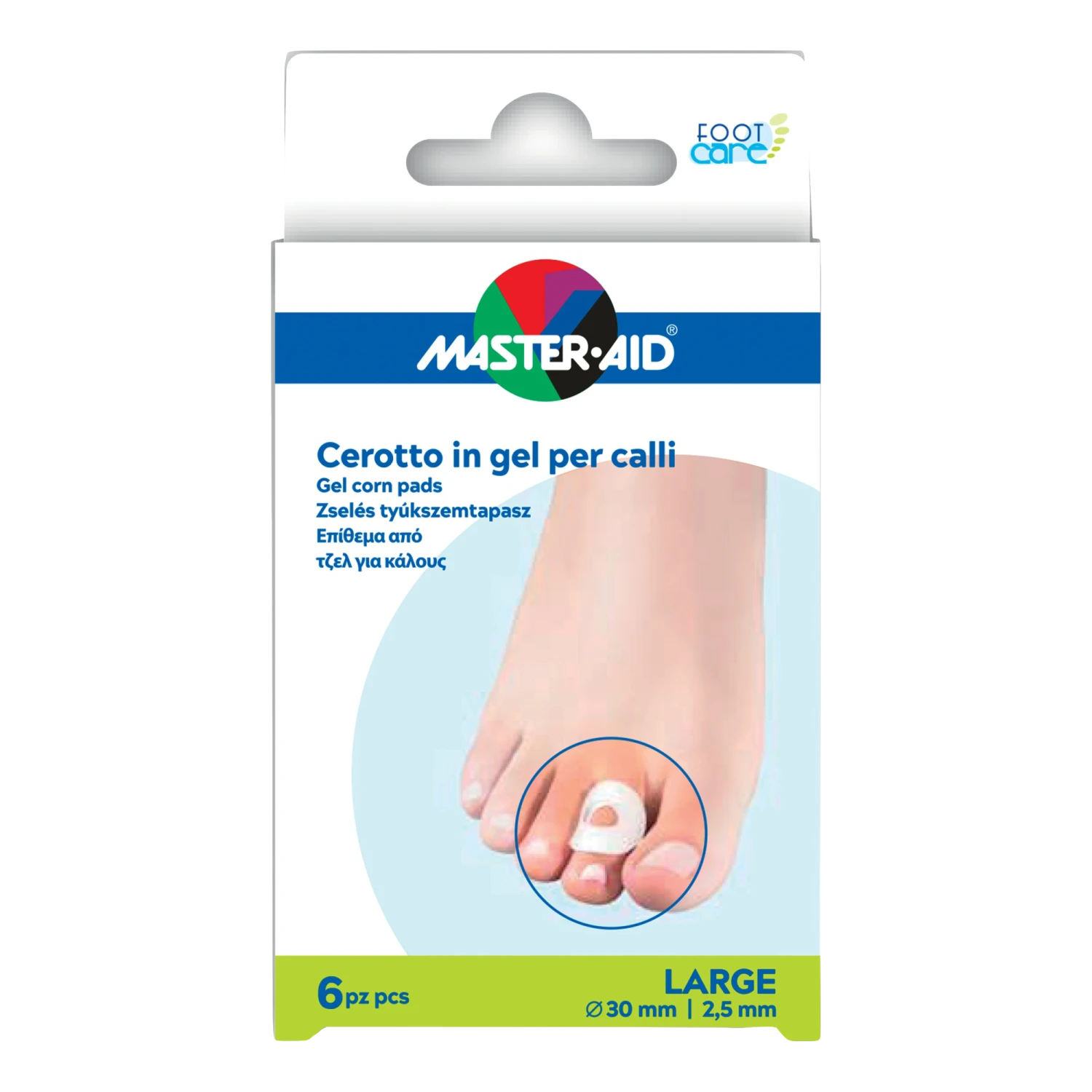 Master-Aid Footcare Cerotto Gel Calli L B11 – 6 pezzi Master-Aid Footcare Cerotto Gel Calli L B11 – 6 Pezzi -Farmacia Estetica Porta Pia Master Aid Footcare Cerotto Gel Calli L B11 6pz