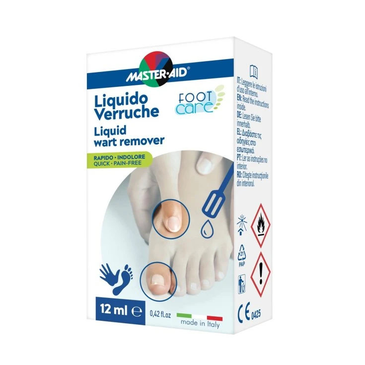 Master-Aid Footcare Liquido Verruche E2 – 12ml Master-Aid Footcare Liquido Verruche E2 – 12ml -Farmacia Estetica Porta Pia Master Aid Footcare Liquido Verruche E2 12ml