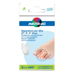 Master-Aid – Footcare Separatore Per Dita (2°, 3°, 4° Dito) C9 – 3 Pezzi