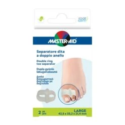 Master-Aid Footcare Separatore Dita A Doppio Anello Large C11 – 2pz