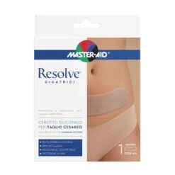 Master-Aid – Resolve Cicatrici – Cerotto Silicone Cesareo 22x5cm
