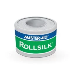 Master-Aid Rollsilk Cerotto Su Rocchetto 2,5cmx5m – 1 Cerotto