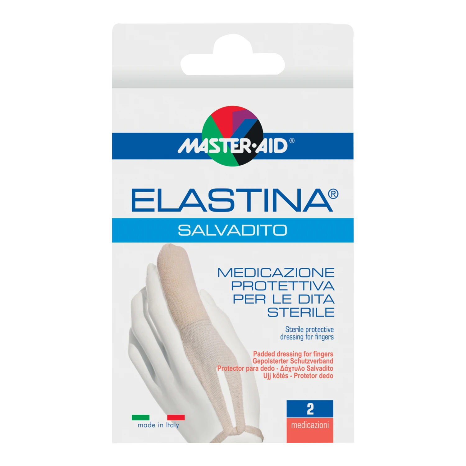 Master-Aid Elastina Salvadito – 2 pezzi Master-Aid Elastina Salvadito – 2 Pezzi -Farmacia Estetica Porta Pia Master Aid – Elastina Salvadito 2pz