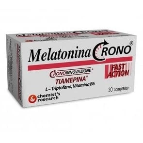 Melatonina Crono 1mg – 30 compresse 1+1 omaggio Melatonina Crono 1mg – 30 Compresse 1+1 Omaggio -Farmacia Estetica Porta Pia Melatonina Crono 1mg cpr 11 ripristino ciclo sonno veglia