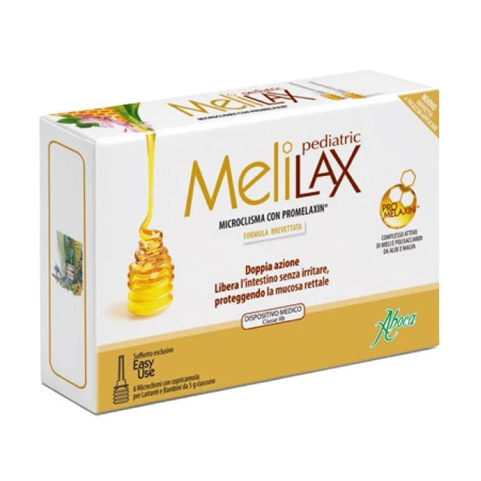 Aboca Melilax Pediatrico – 6 Microclismi Aboca Melilax Pediatrico – 6 Microclismi -Farmacia Estetica Porta Pia Melilax Pediatrico 6 Microclismi