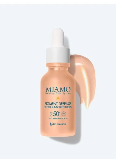 Miamo Pigment Defense Tinted Sunscreen Drops SPF50+ – 30ml Miamo Pigment Defense Tinted Sunscreen Drops SPF50+ – 30ml -Farmacia Estetica Porta Pia Miamo Pigment Defense Tinted Sunscreen Drops SPF50 30ml