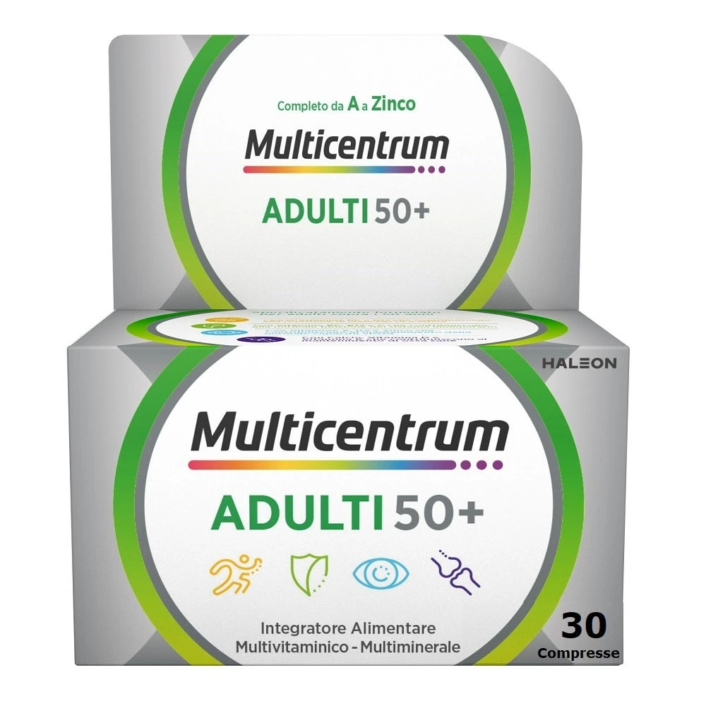 Multicentrum Select 50+ – 30 Compresse Multicentrum Select 50+ – 30 Compresse -Farmacia Estetica Porta Pia Multicentrum Adulti 50 30 compresse