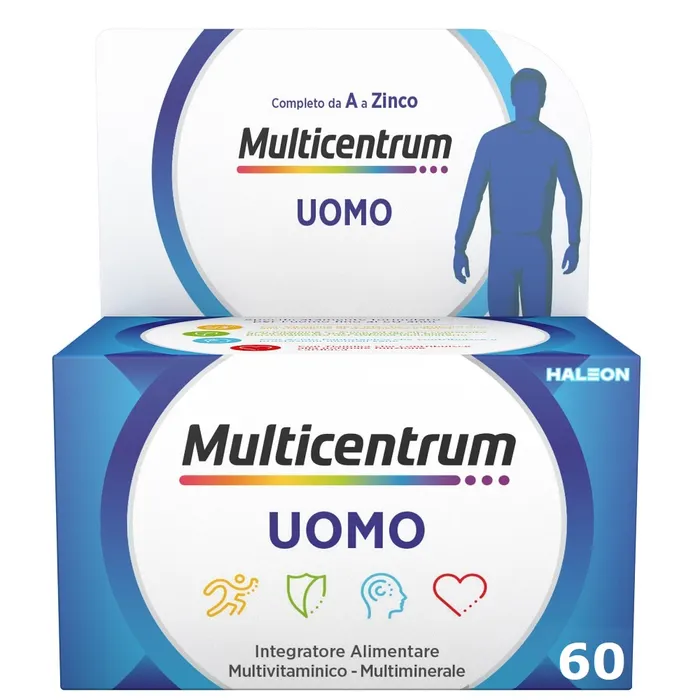 Multicentrum Uomo Integratore – 60 Compresse Multicentrum Uomo Integratore – 60 Compresse -Farmacia Estetica Porta Pia Multicentrum Uomo Integratore 60 Compresse
