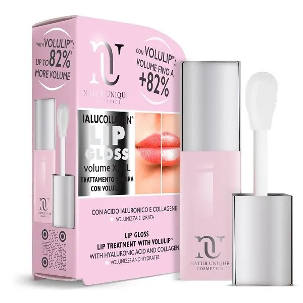 Natur Unique Ialucollagen Lip Gloss Volume XXXL Natur Unique Ialucollagen Lip Gloss Volume XXXL -Farmacia Estetica Porta Pia NATUR UNIQUE Ialucollagen Lip Gloss Volume XXXL